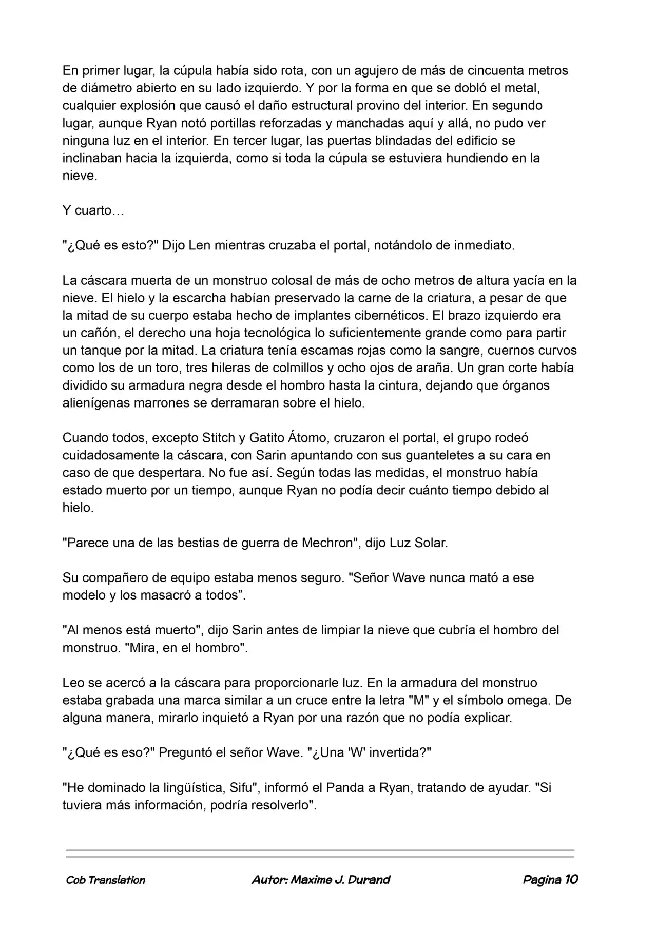 La Partida Perfecta (Novela) - Capítulo 110 - Página 10 - LectorTMOo