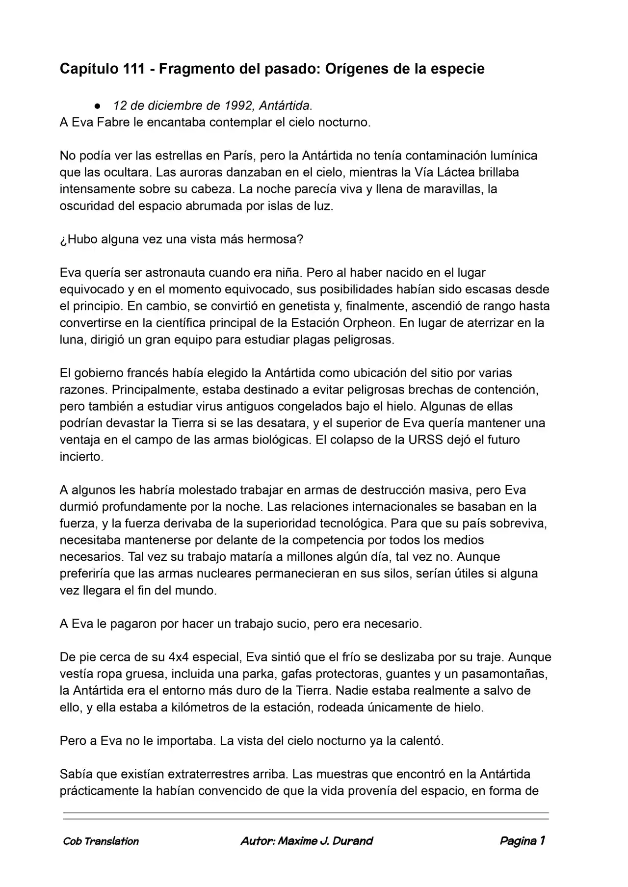 La Partida Perfecta (Novela) - Capítulo 111 - Página 1 - LectorTMOo
