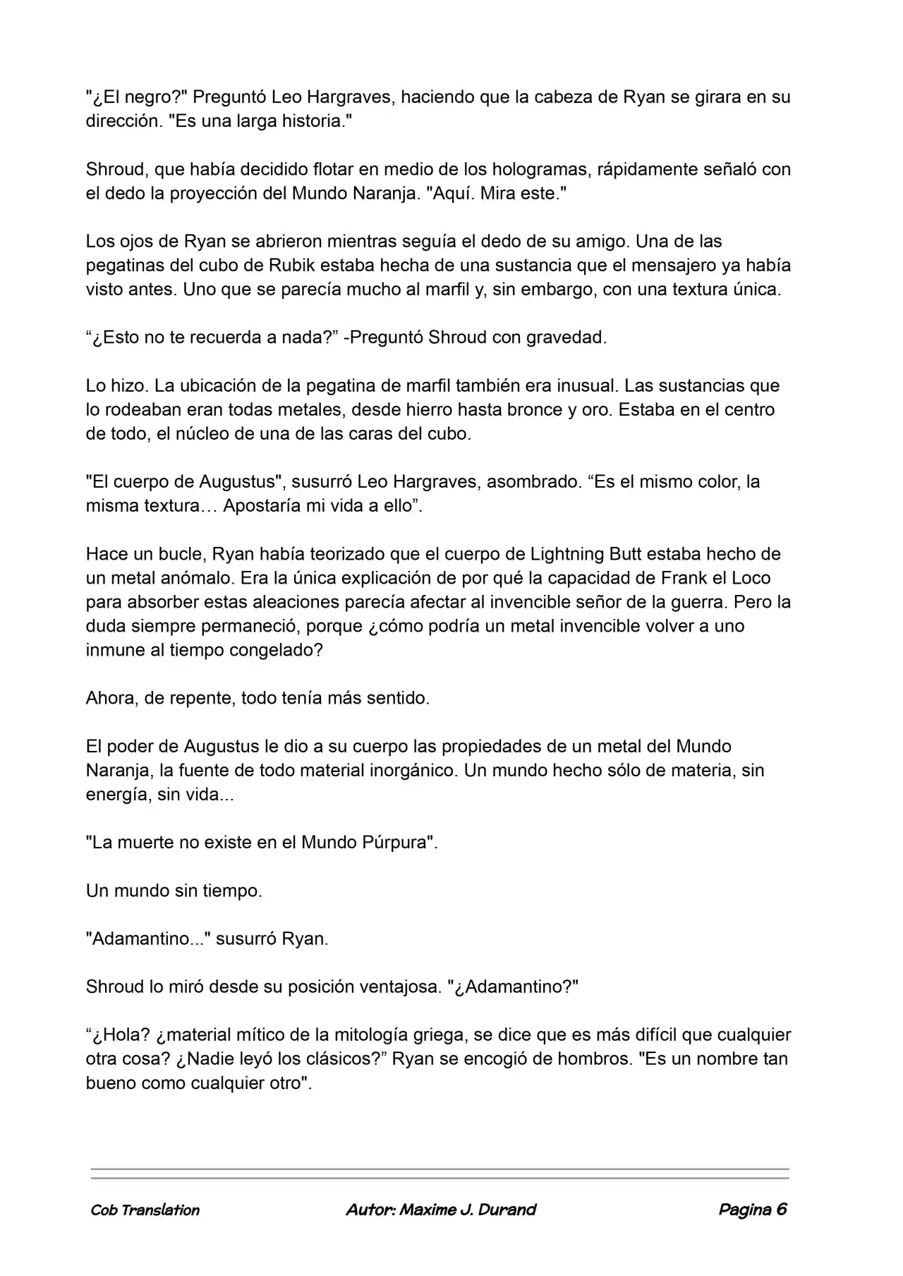 La Partida Perfecta (Novela) - Capítulo 112 - Página 6 - LectorTMOo