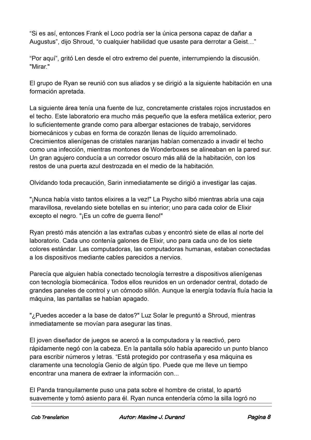 La Partida Perfecta (Novela) - Capítulo 112 - Página 8 - LectorTMOo