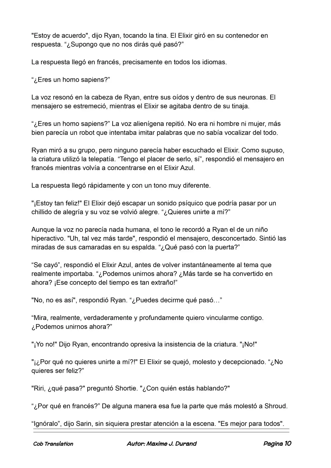 La Partida Perfecta (Novela) - Capítulo 112 - Página 10 - LectorTMOo