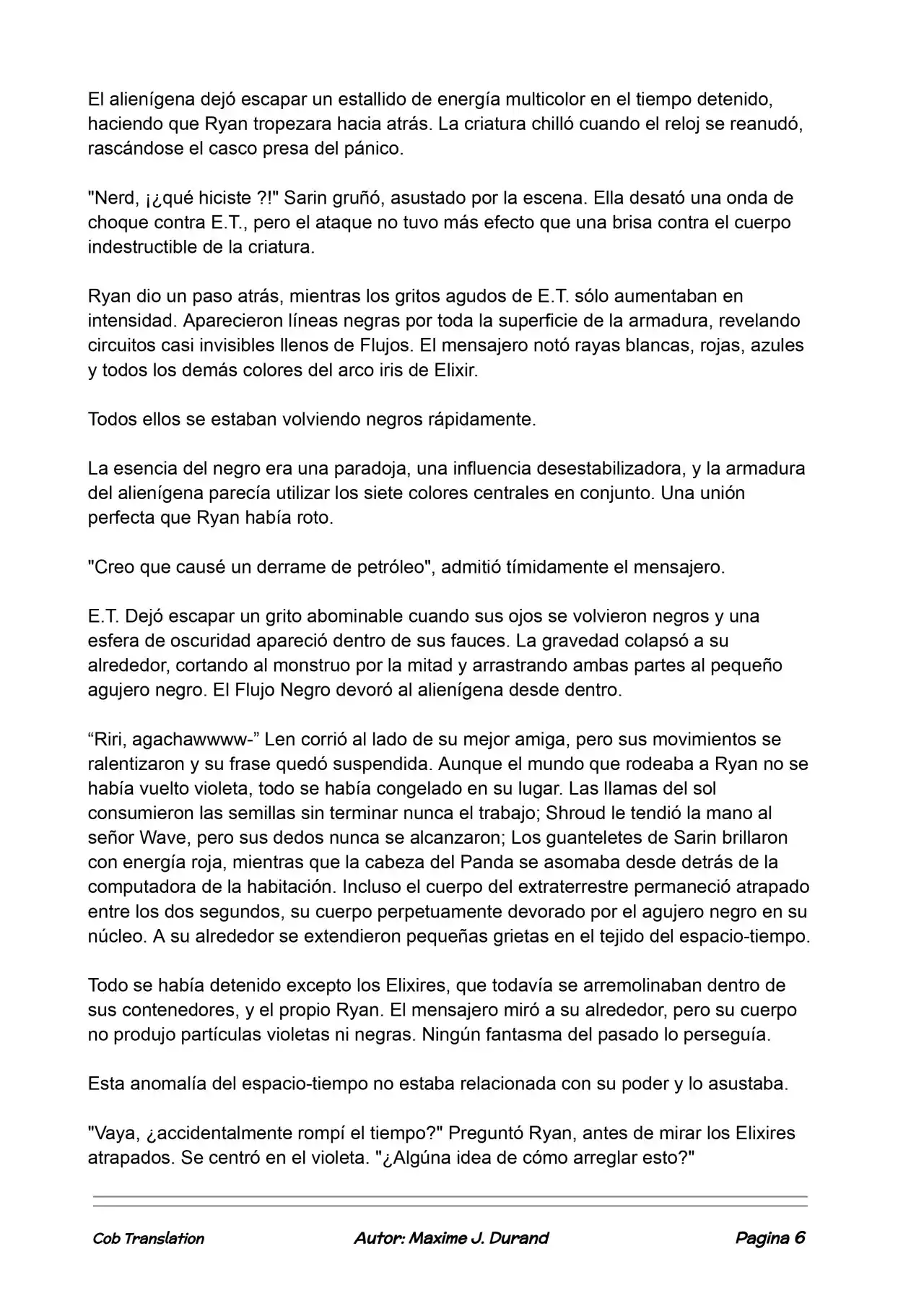 La Partida Perfecta (Novela) - Capítulo 113 - Página 6 - LectorTMOo