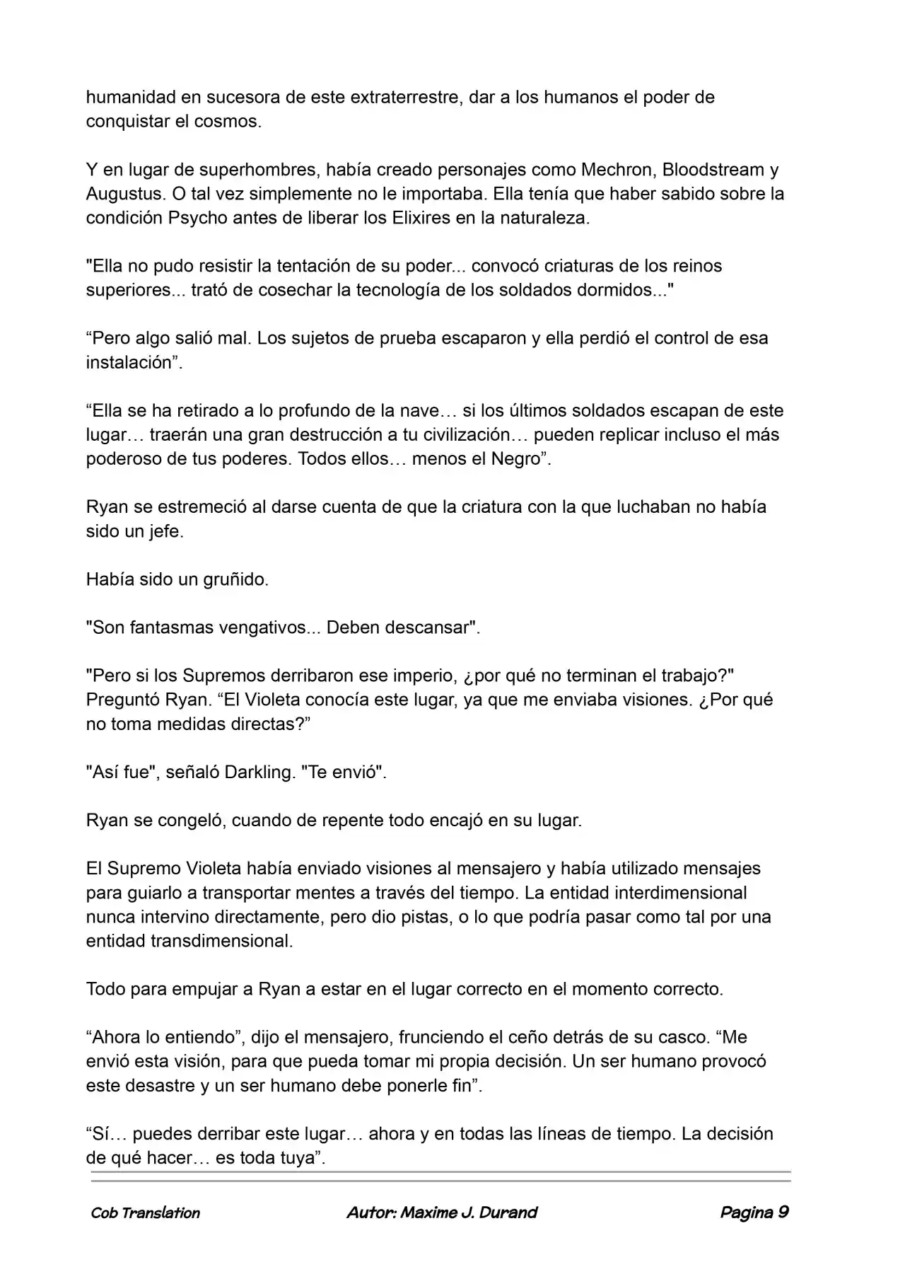 La Partida Perfecta (Novela) - Capítulo 113 - Página 9 - LectorTMOo
