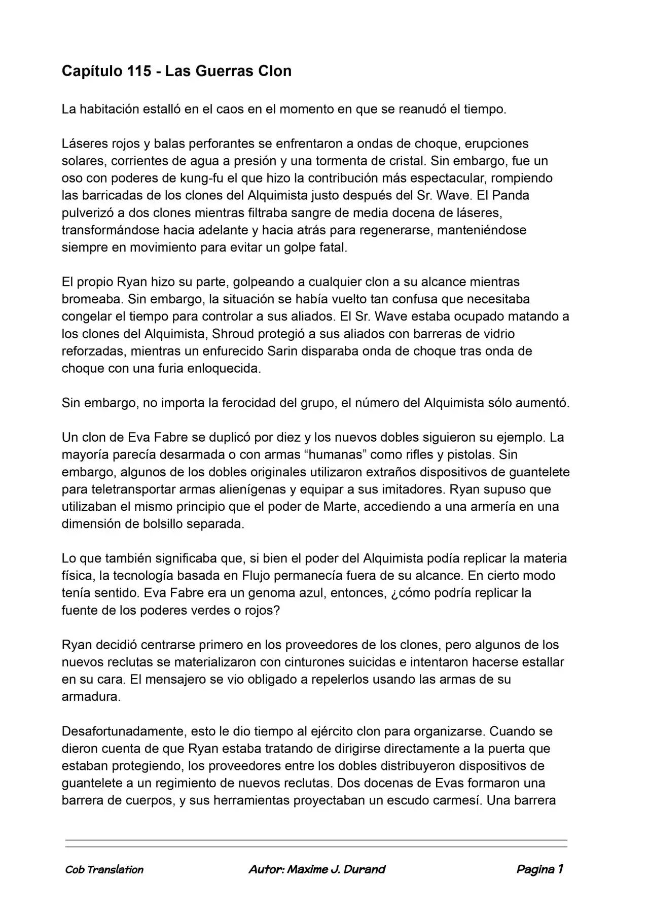 La Partida Perfecta (Novela) - Capítulo 115 - Página 1 - LectorTMOo