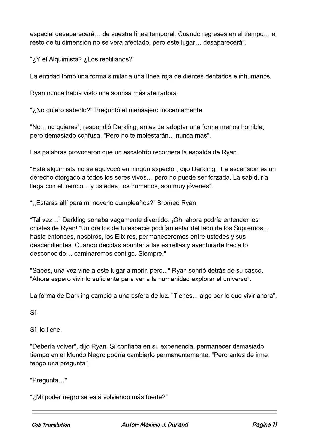 La Partida Perfecta (Novela) - Capítulo 115 - Página 11 - LectorTMOo