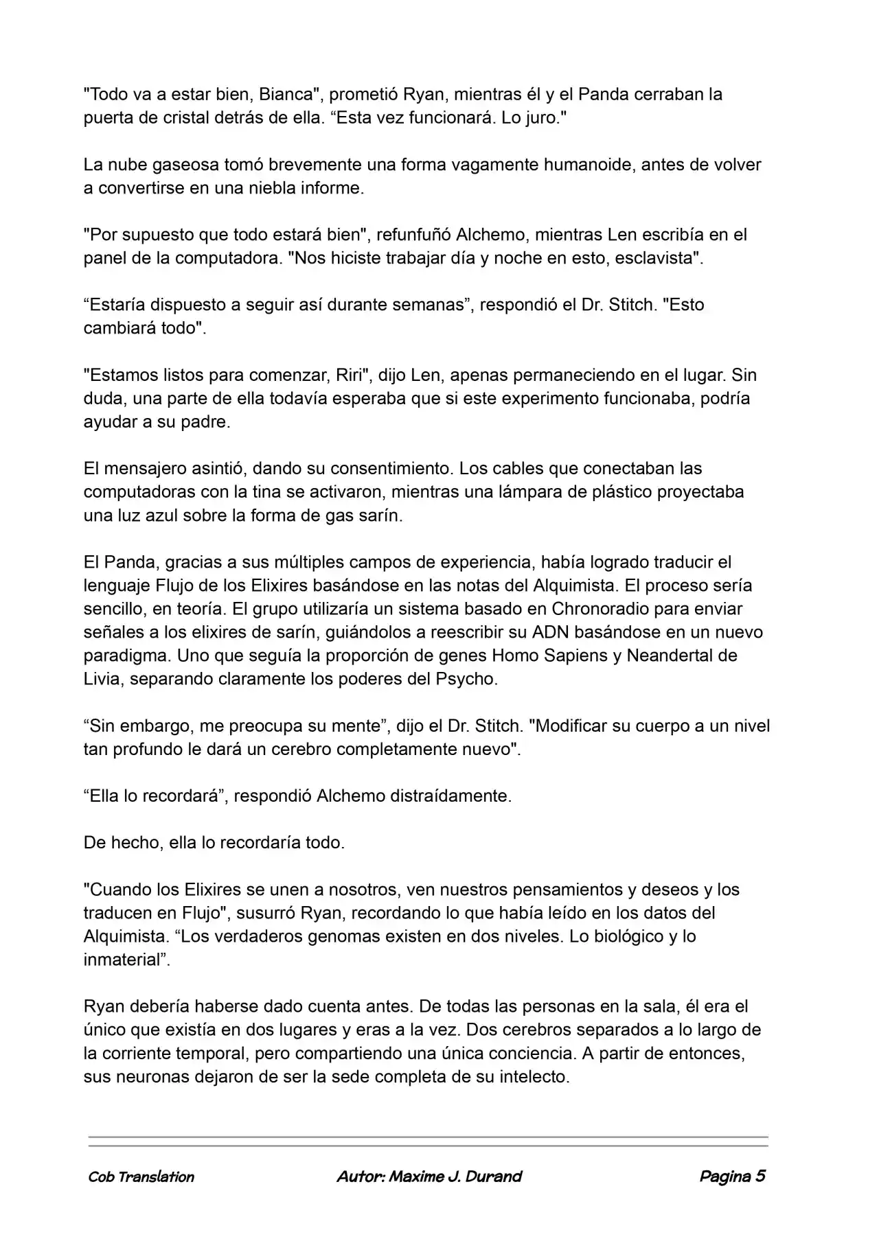 La Partida Perfecta (Novela) - Capítulo 116 - Página 5 - LectorTMOo
