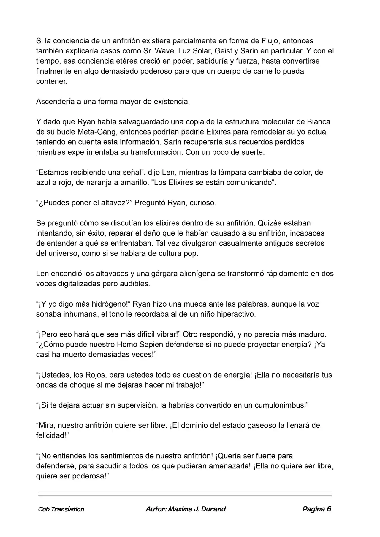 La Partida Perfecta (Novela) - Capítulo 116 - Página 6 - LectorTMOo