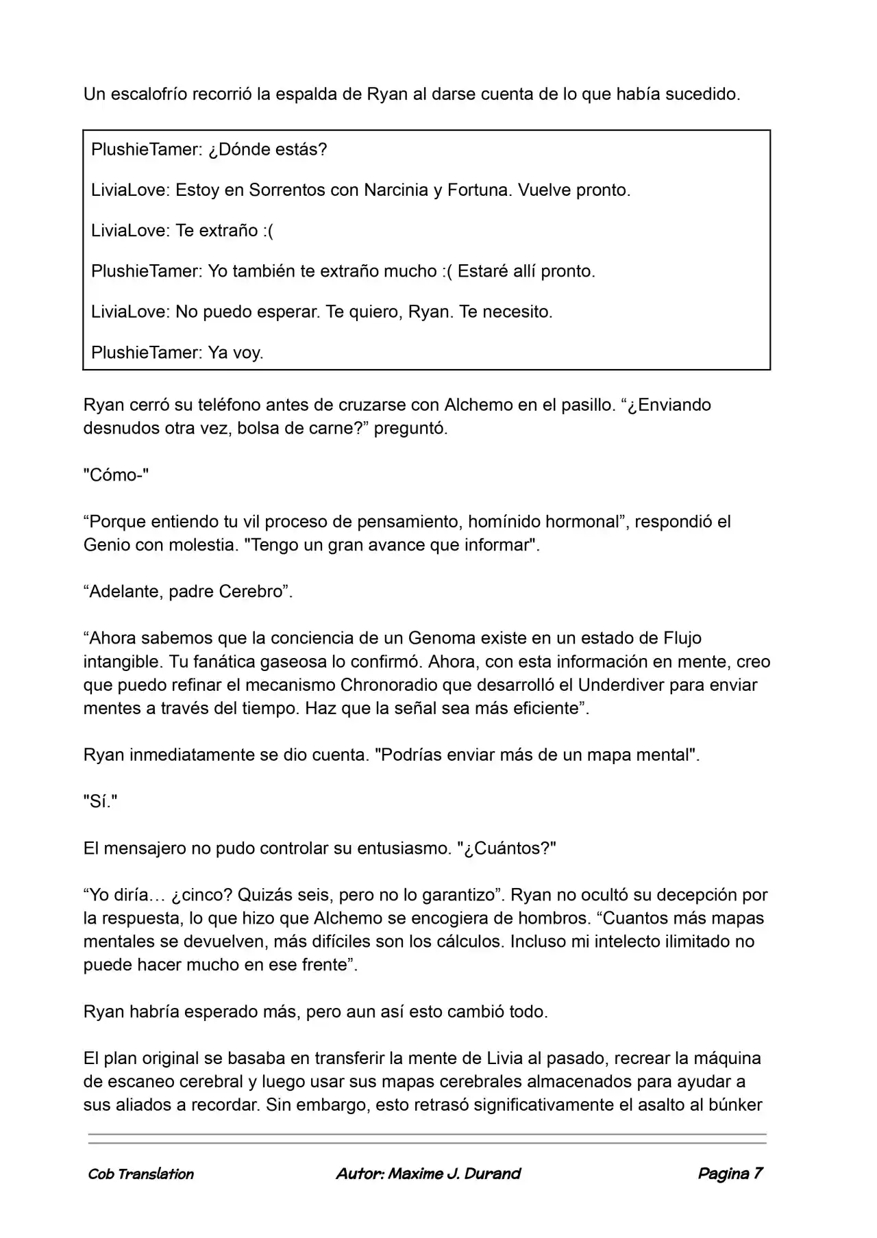 La Partida Perfecta (Novela) - Capítulo 117 - Página 7 - LectorTMOo