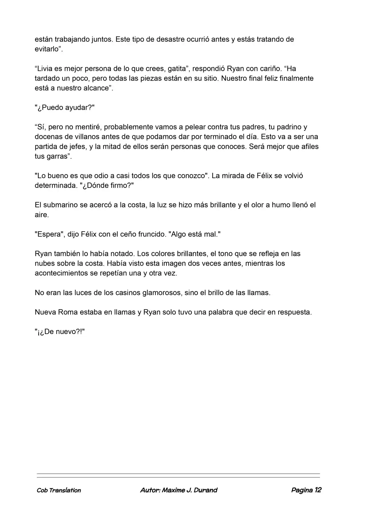 La Partida Perfecta (Novela) - Capítulo 117 - Página 12 - LectorTMOo
