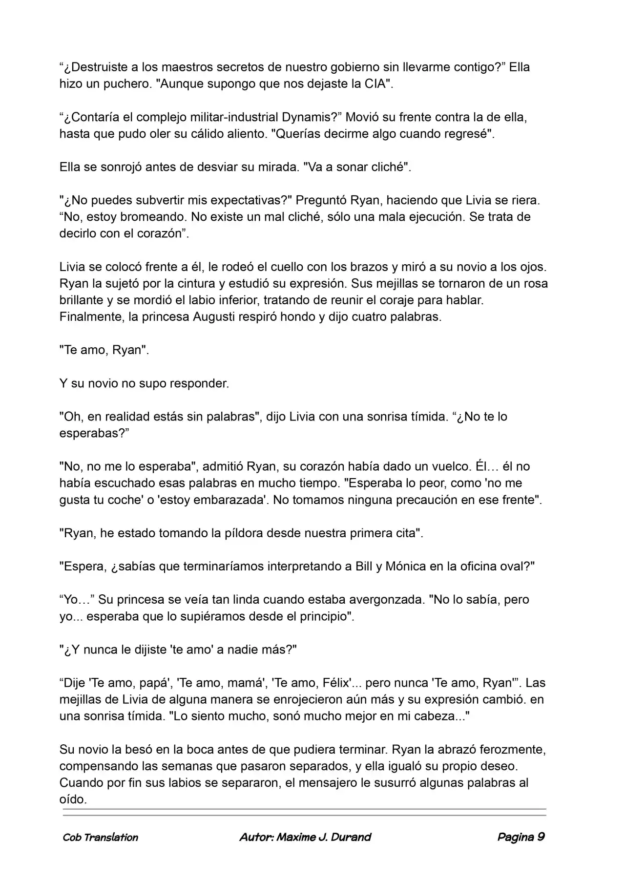 La Partida Perfecta (Novela) - Capítulo 118 - Página 9 - LectorTMOo