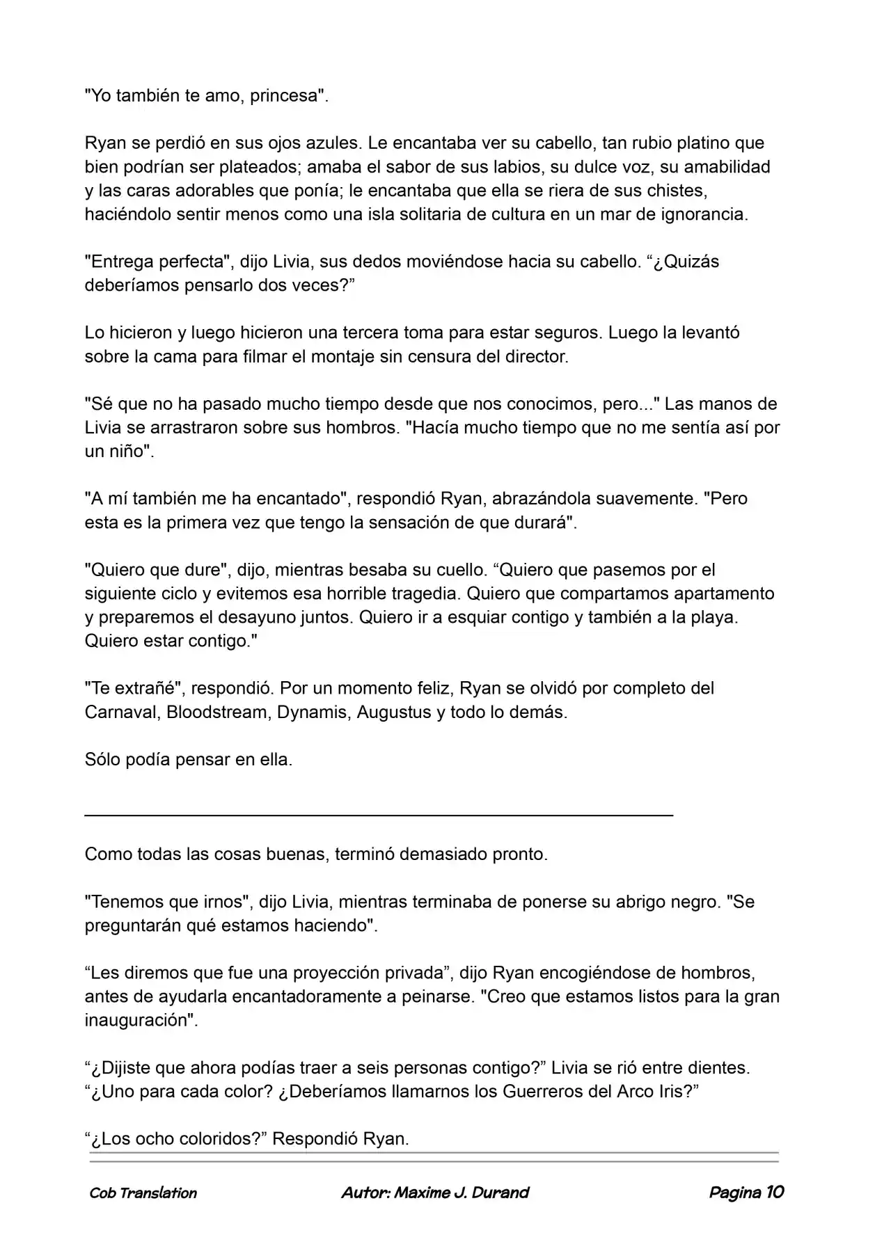 La Partida Perfecta (Novela) - Capítulo 118 - Página 10 - LectorTMOo