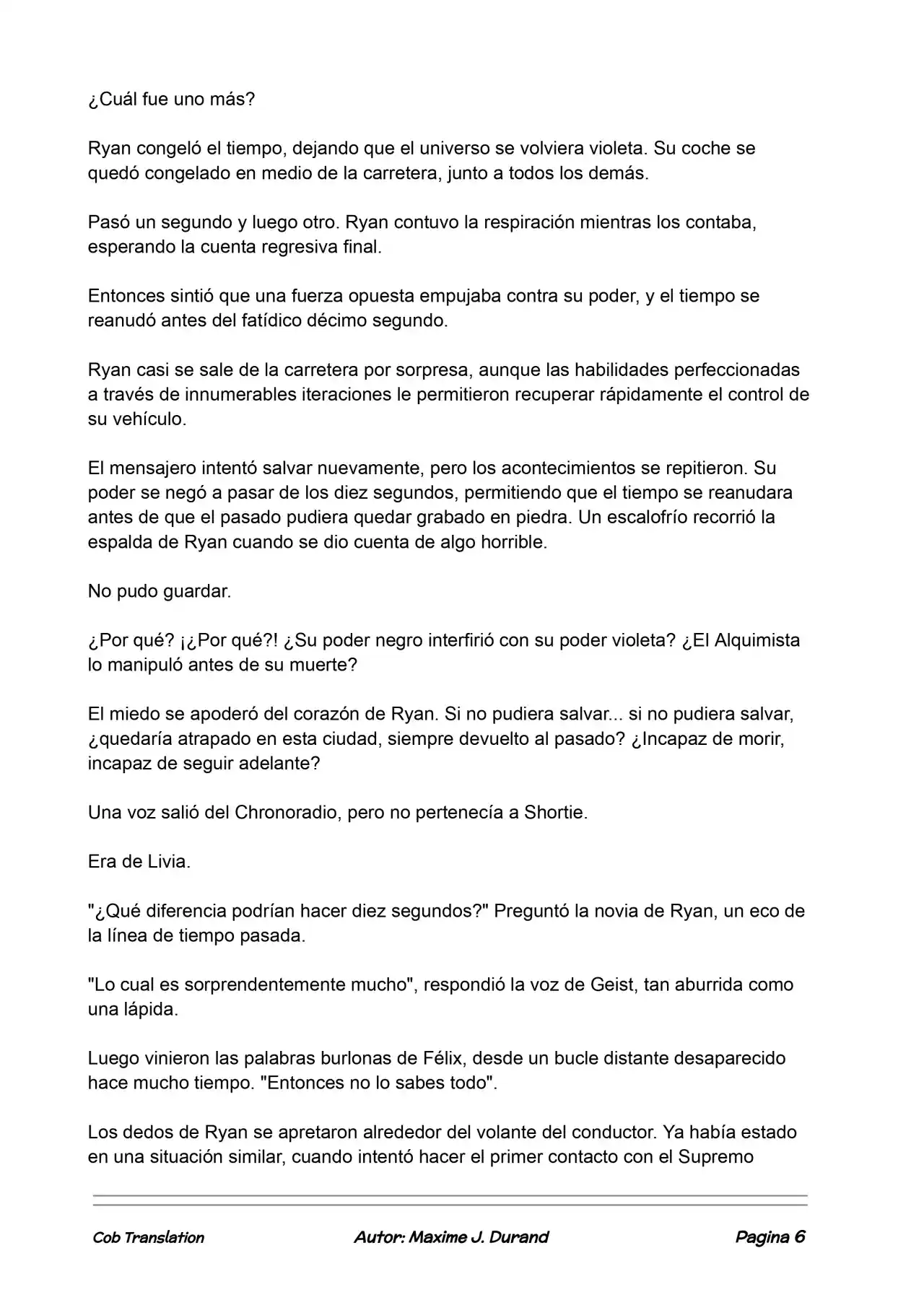 La Partida Perfecta (Novela) - Capítulo 119 - Página 6 - LectorTMOo