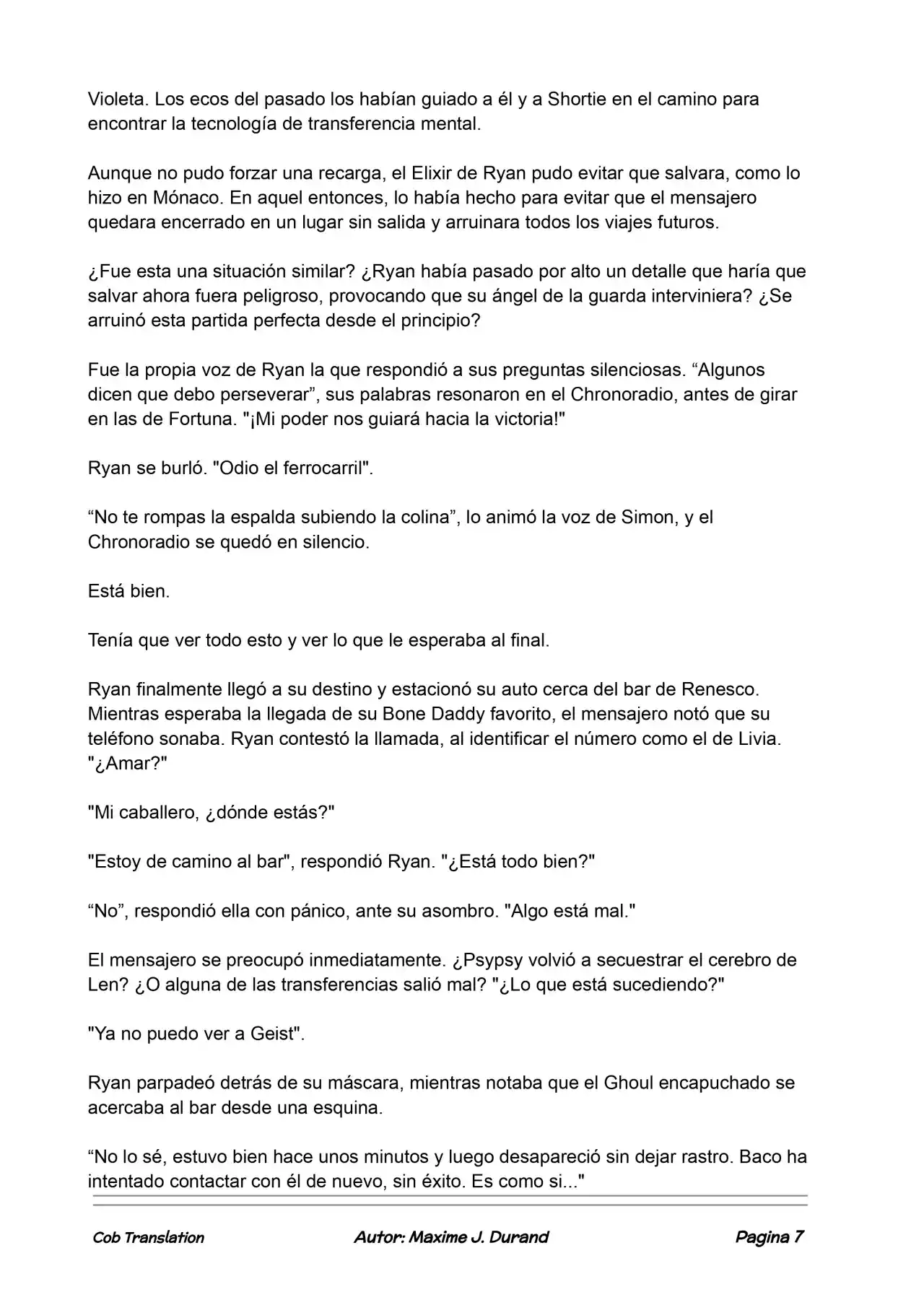 La Partida Perfecta (Novela) - Capítulo 119 - Página 7 - LectorTMOo