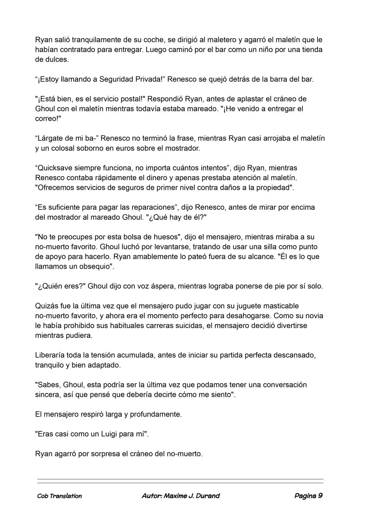 La Partida Perfecta (Novela) - Capítulo 119 - Página 9 - LectorTMOo