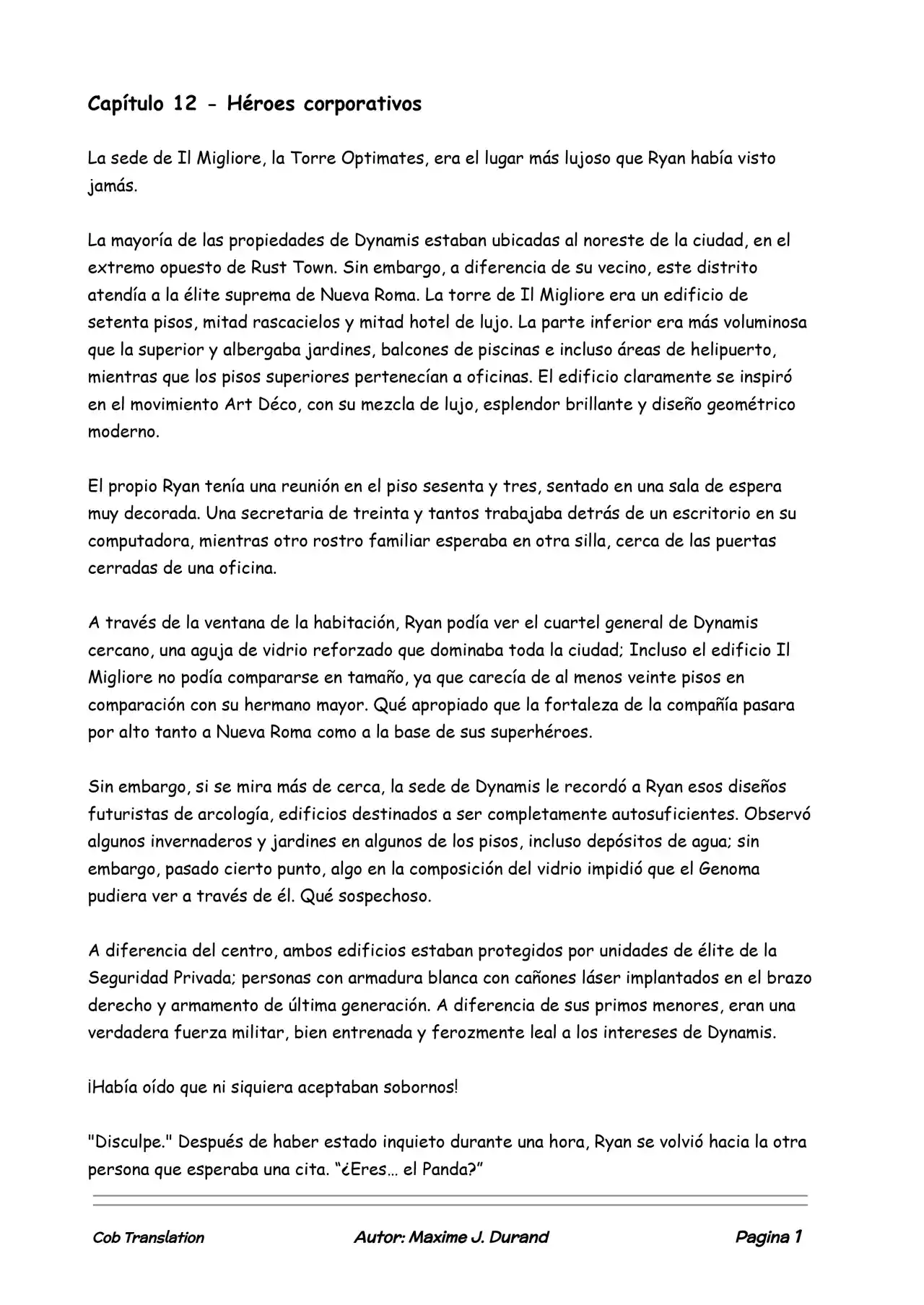 La Partida Perfecta (Novela) - Capítulo 12 - Página 1 - LectorTMOo