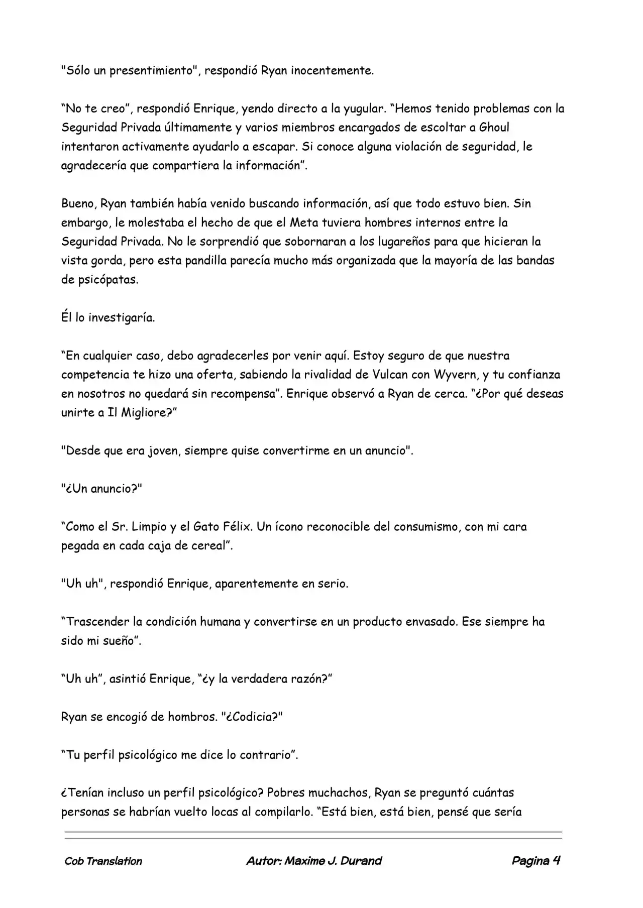 La Partida Perfecta (Novela) - Capítulo 12 - Página 4 - LectorTMOo