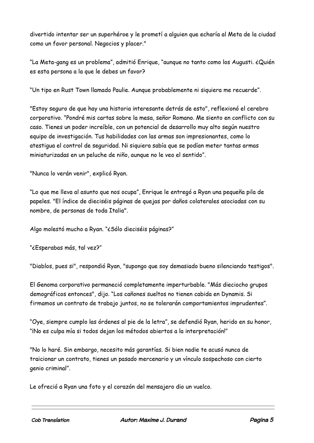 La Partida Perfecta (Novela) - Capítulo 12 - Página 5 - LectorTMOo