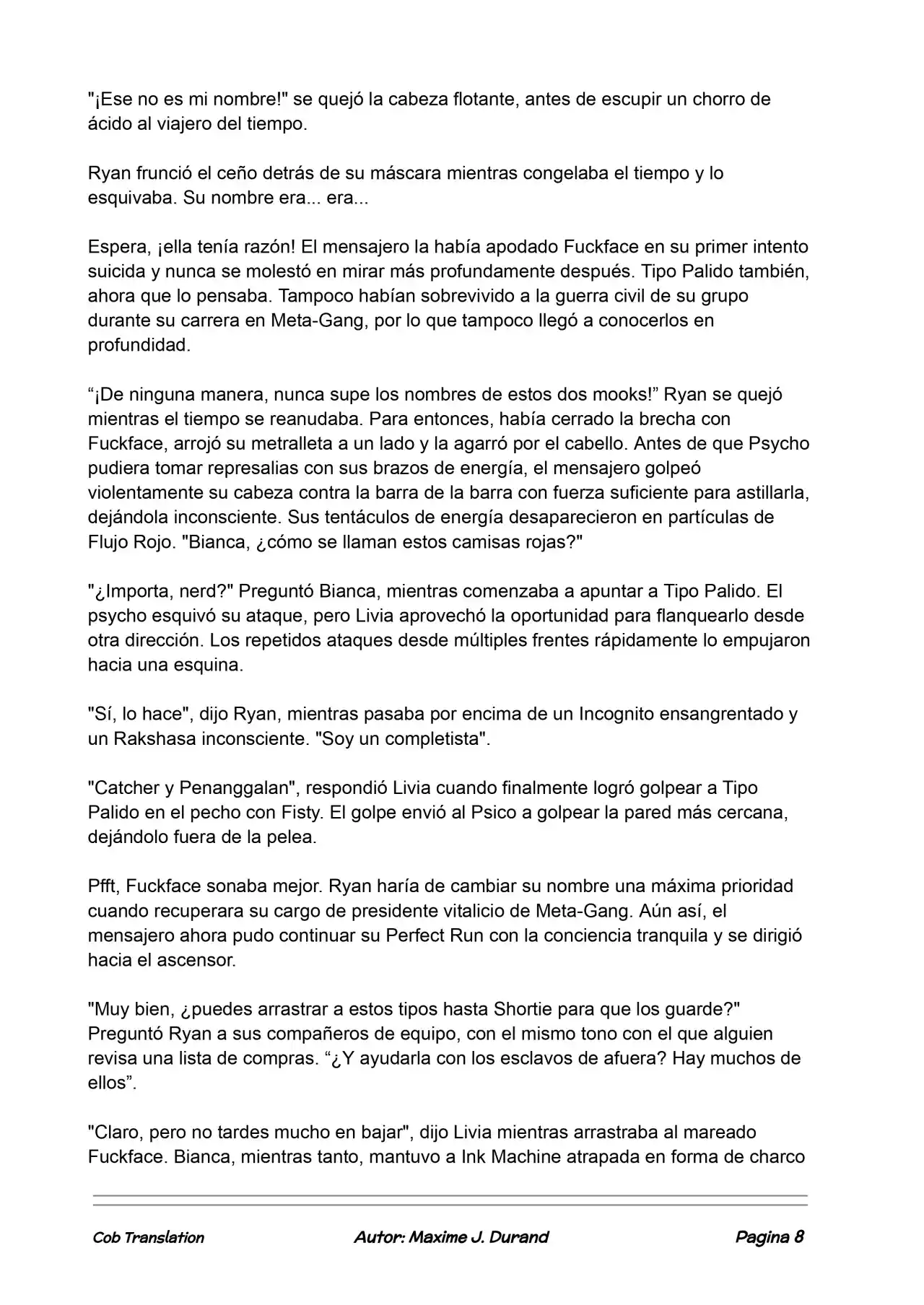 La Partida Perfecta (Novela) - Capítulo 120 - Página 8 - LectorTMOo