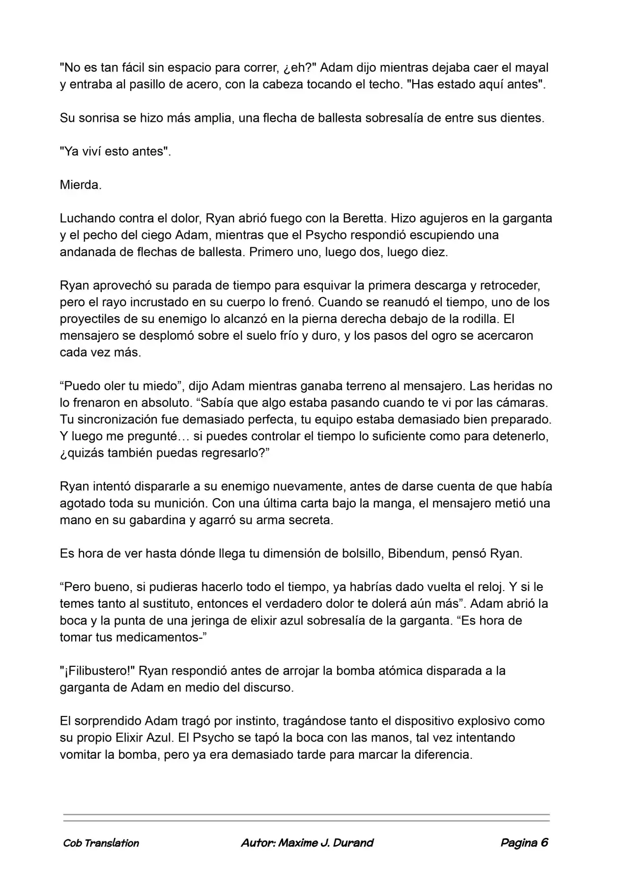 La Partida Perfecta (Novela) - Capítulo 121 - Página 6 - LectorTMOo
