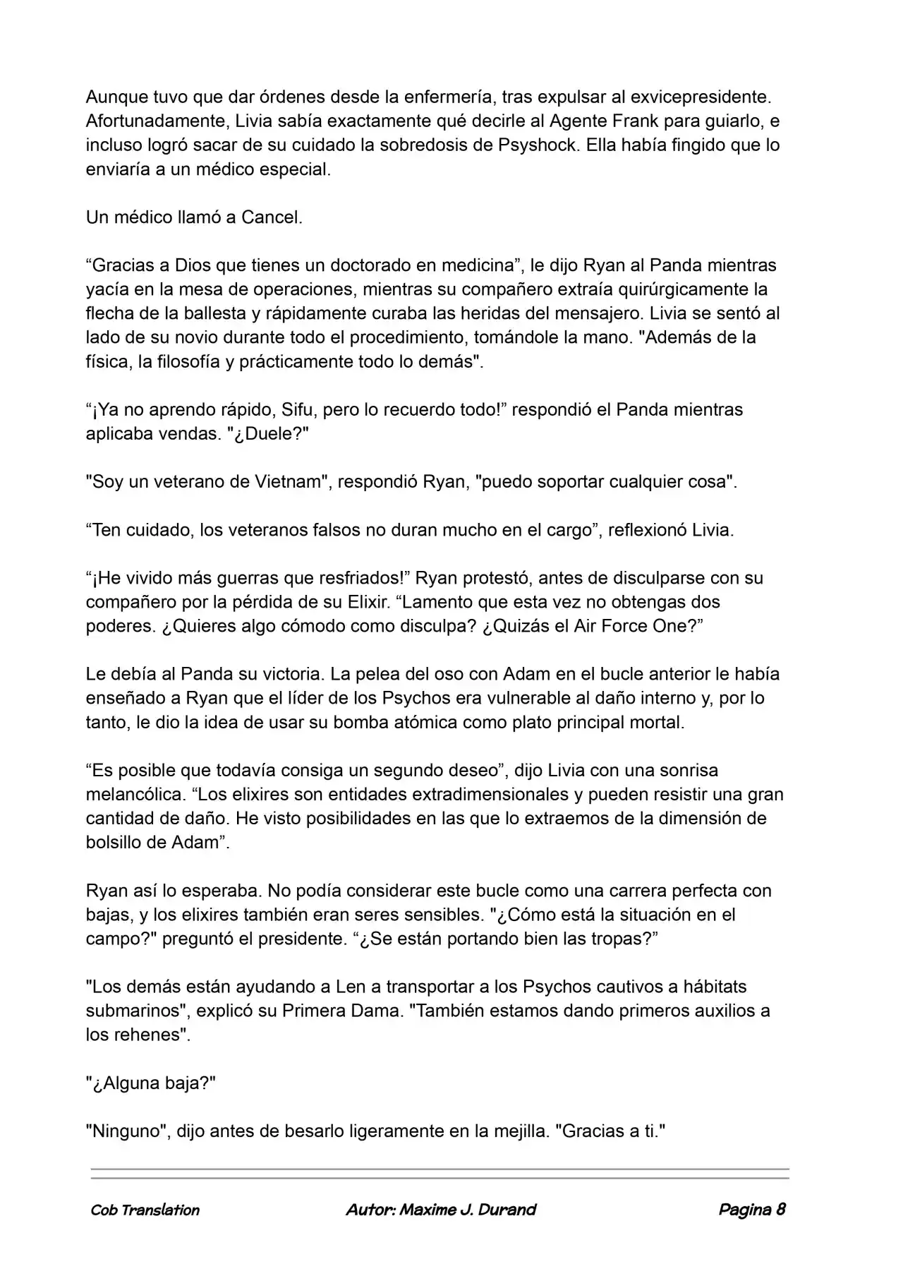 La Partida Perfecta (Novela) - Capítulo 121 - Página 8 - LectorTMOo