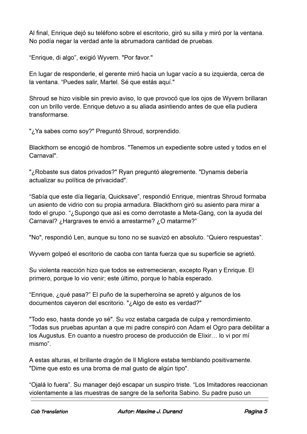 La Partida Perfecta (Novela) - Capítulo 122 - Página 5 - LectorTMOo