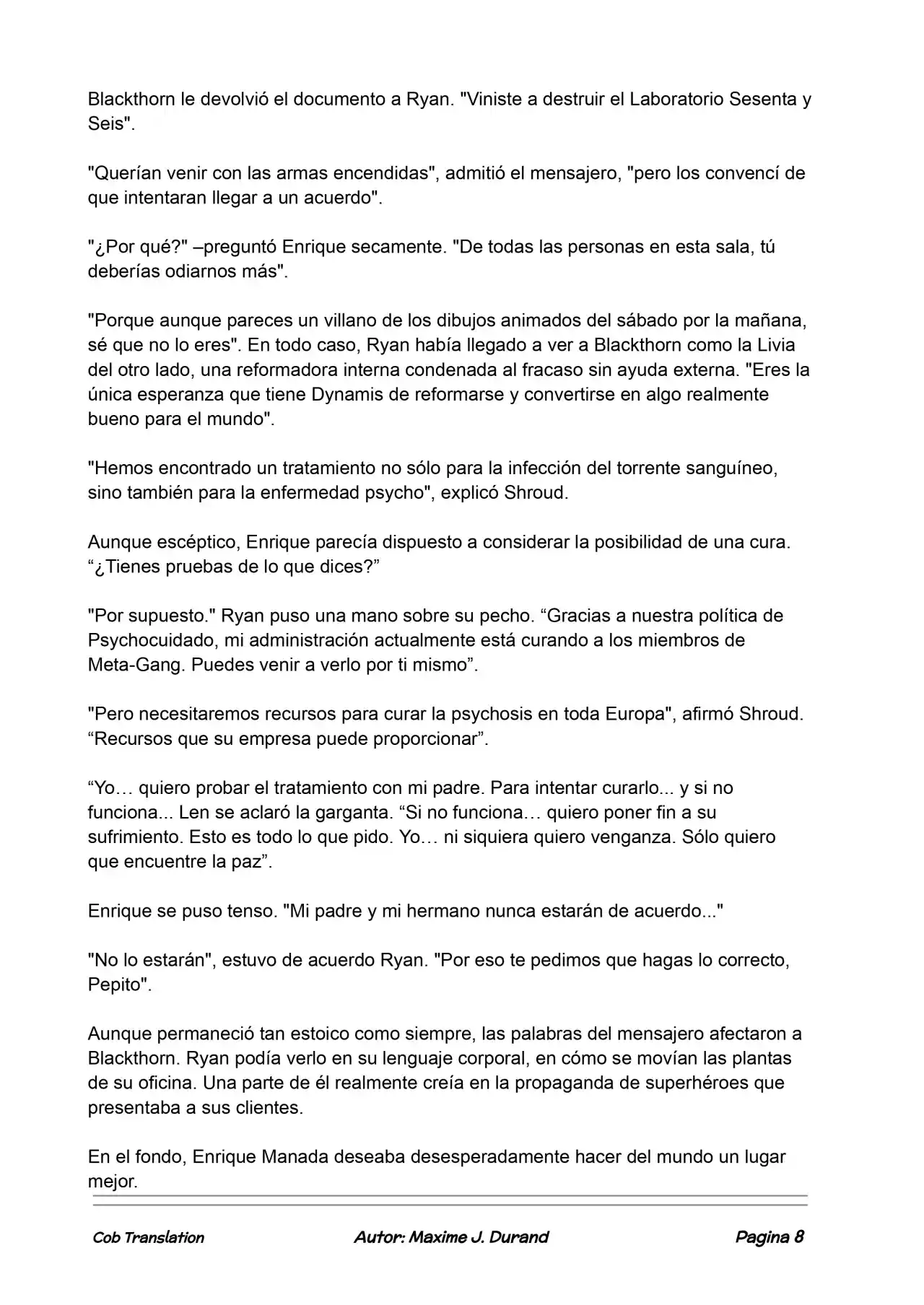 La Partida Perfecta (Novela) - Capítulo 122 - Página 8 - LectorTMOo