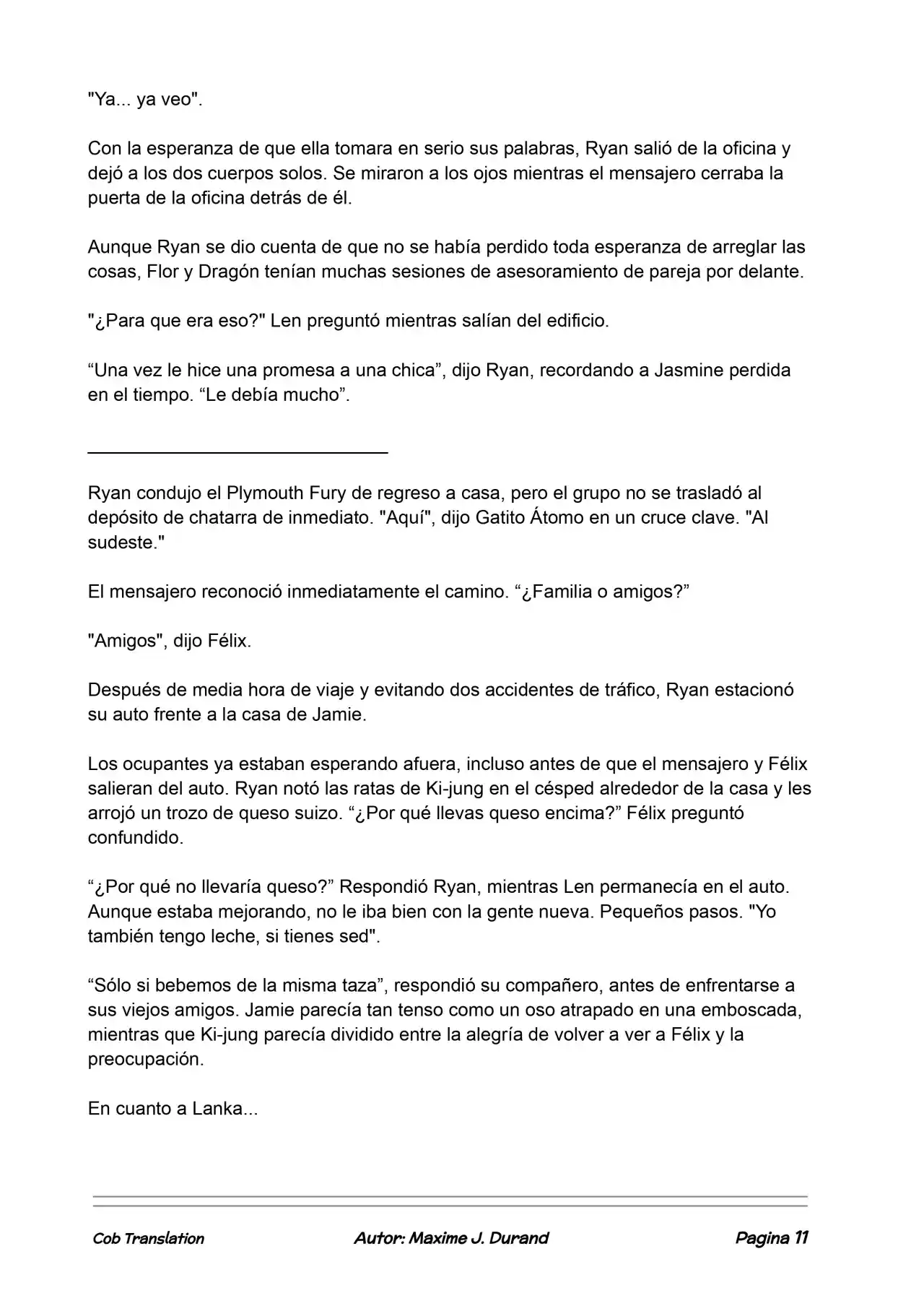 La Partida Perfecta (Novela) - Capítulo 122 - Página 11 - LectorTMOo