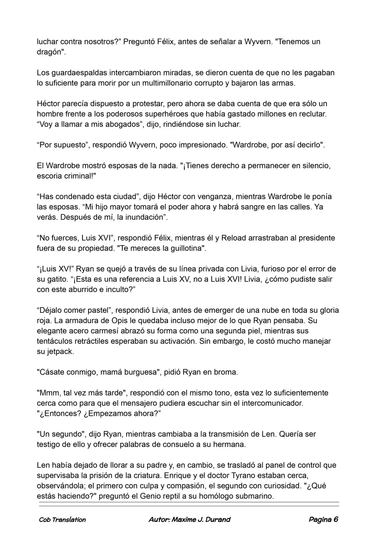 La Partida Perfecta (Novela) - Capítulo 124 - Página 6 - LectorTMOo