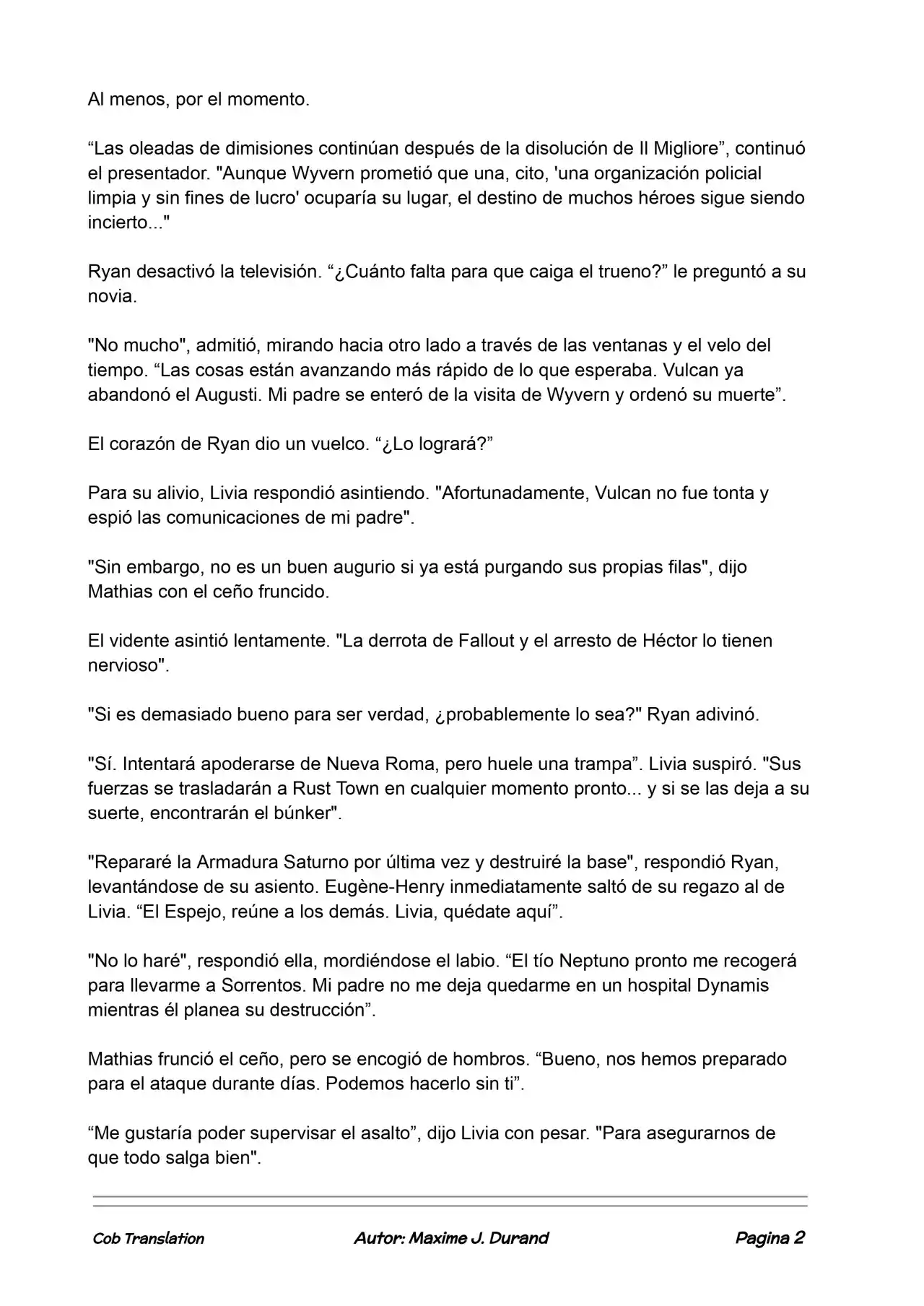 La Partida Perfecta (Novela) - Capítulo 126 - Página 2 - LectorTMOo