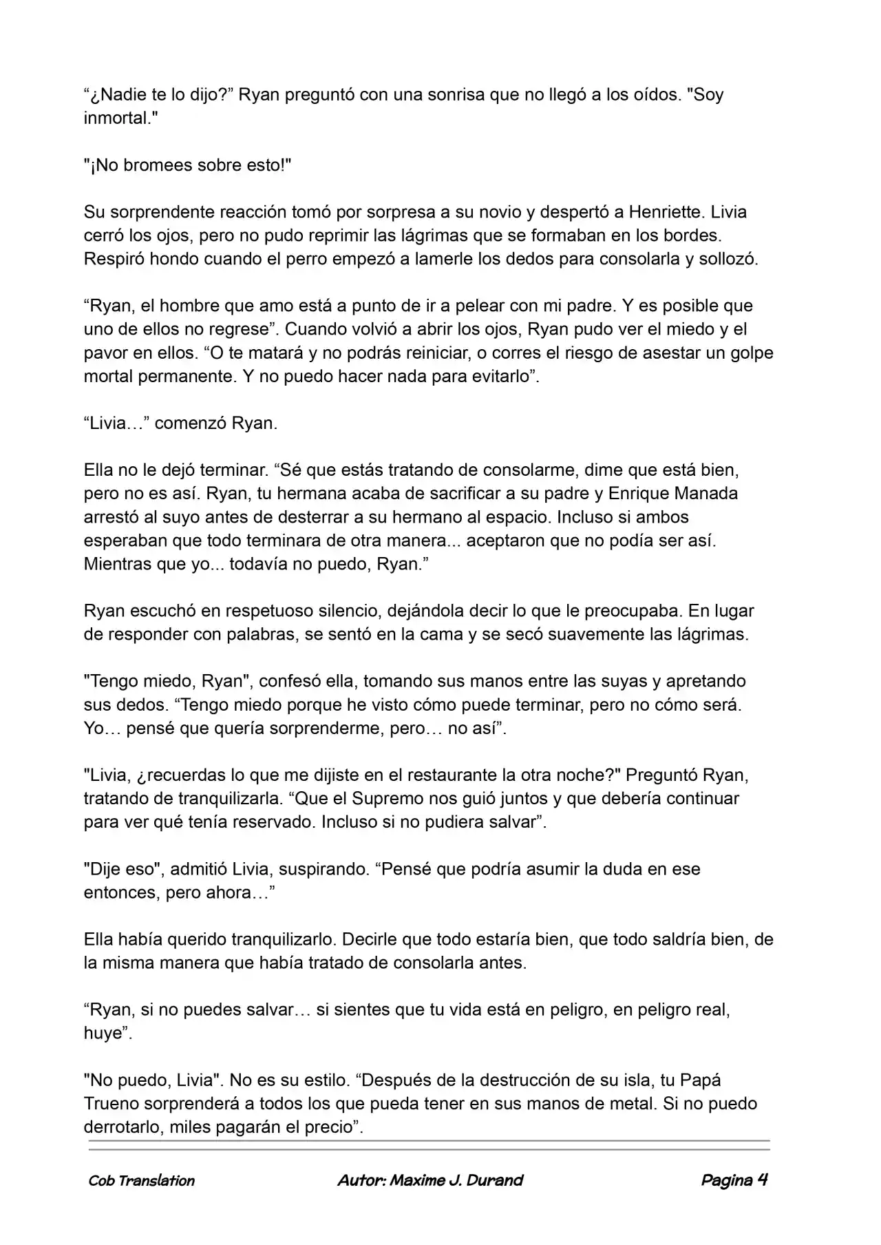 La Partida Perfecta (Novela) - Capítulo 126 - Página 4 - LectorTMOo