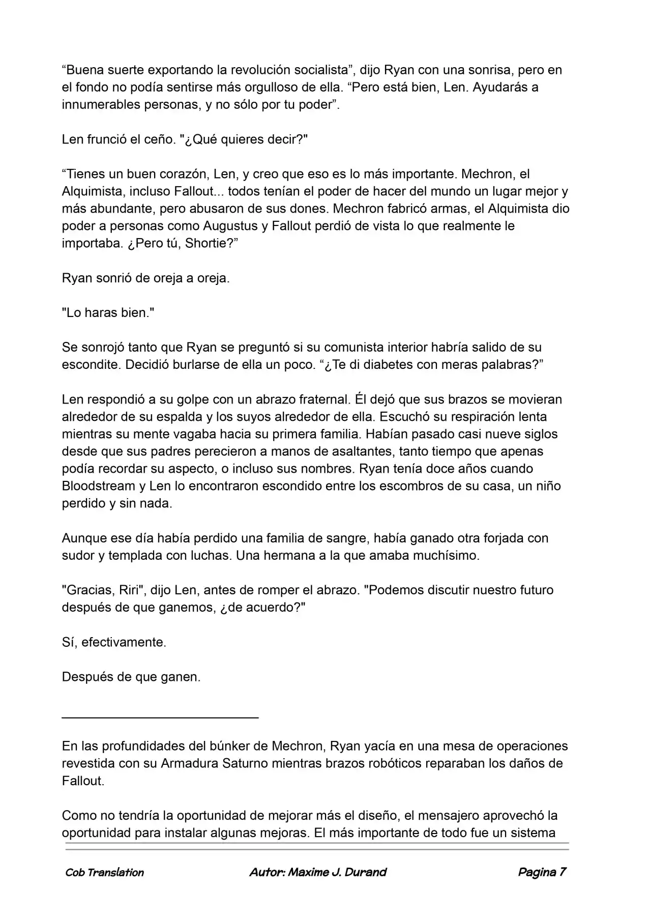 La Partida Perfecta (Novela) - Capítulo 126 - Página 7 - LectorTMOo