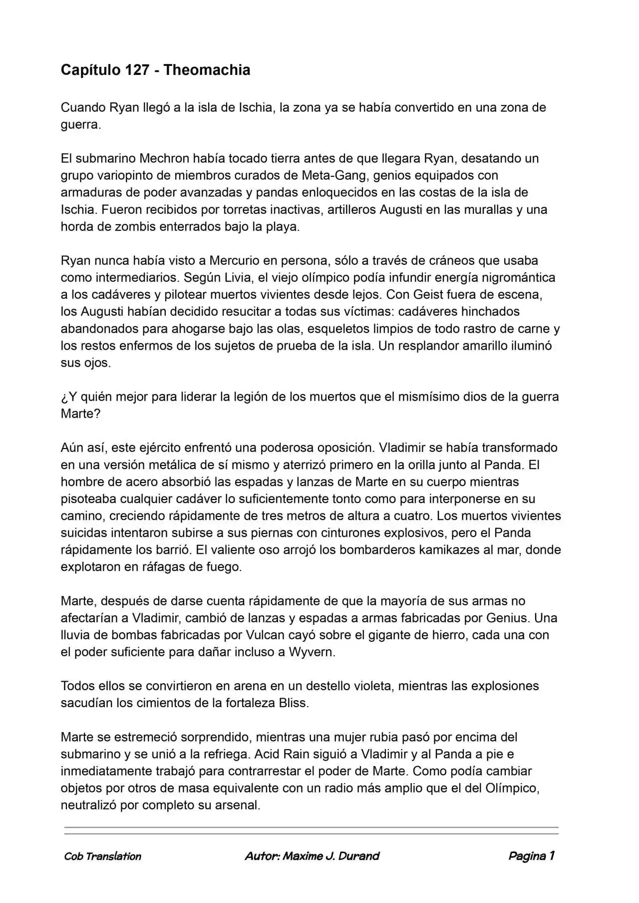 La Partida Perfecta (Novela) - Capítulo 127 - Página 1 - LectorTMOo