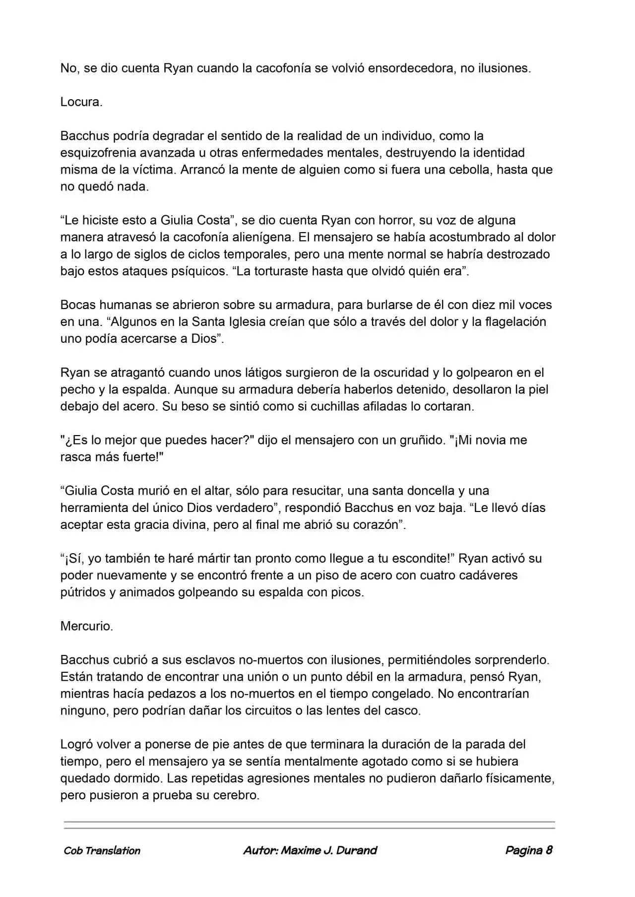 La Partida Perfecta (Novela) - Capítulo 127 - Página 8 - LectorTMOo