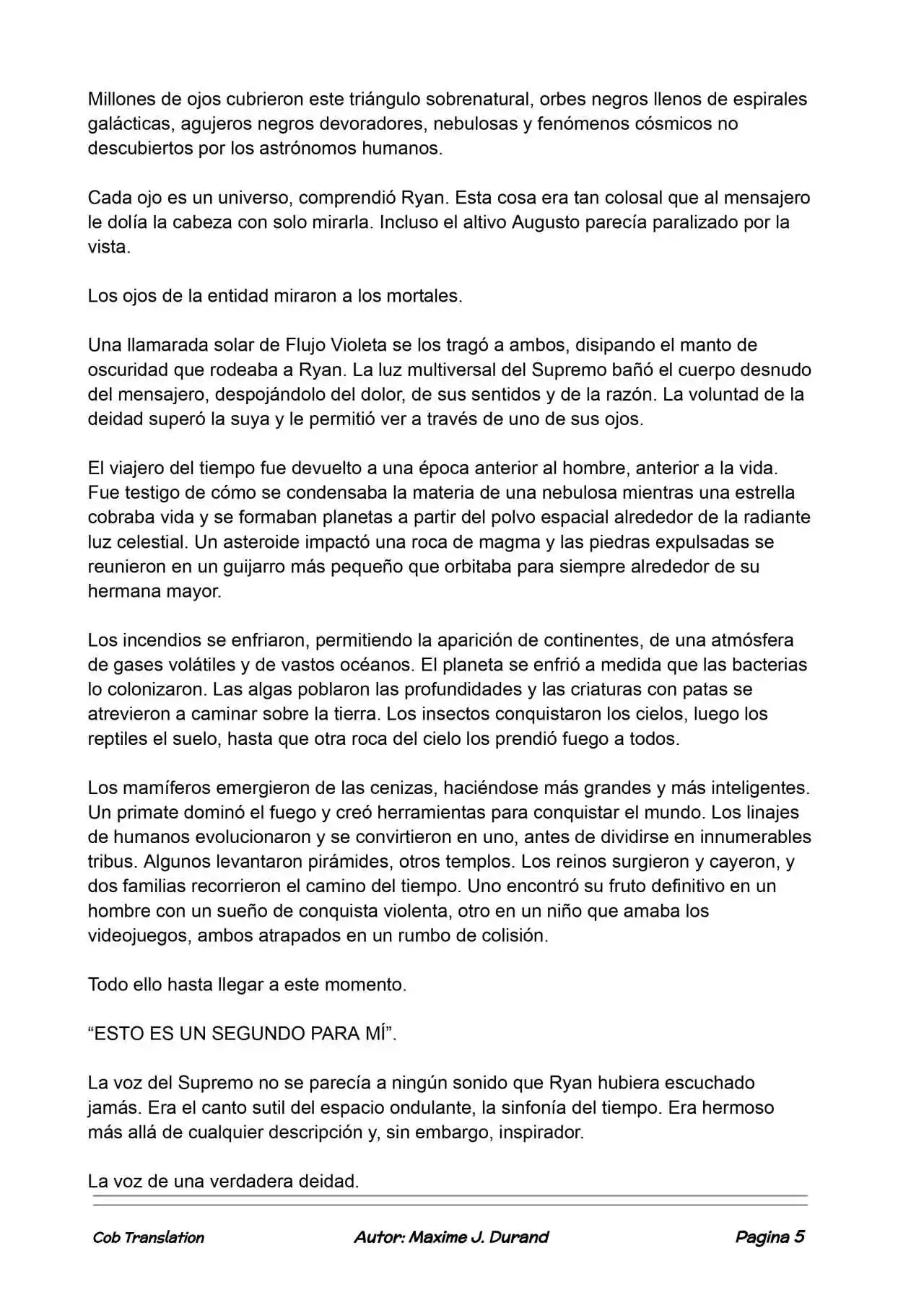 La Partida Perfecta (Novela) - Capítulo 129 - Página 5 - LectorTMOo