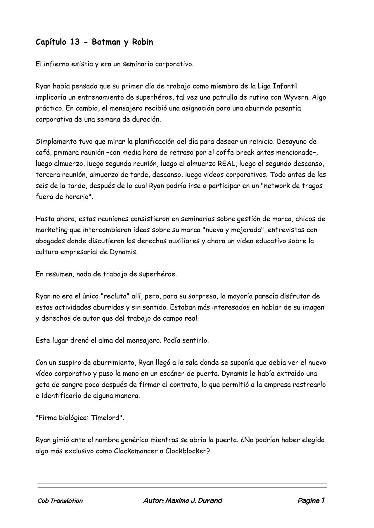 La Partida Perfecta (Novela) - Capítulo 13 - Página 1 - LectorTMOo