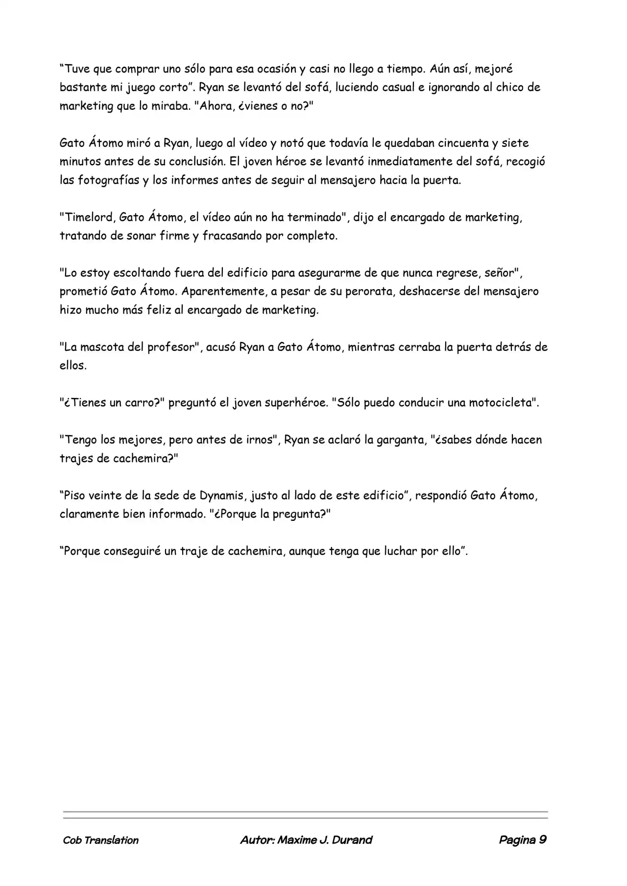 La Partida Perfecta (Novela) - Capítulo 13 - Página 9 - LectorTMOo