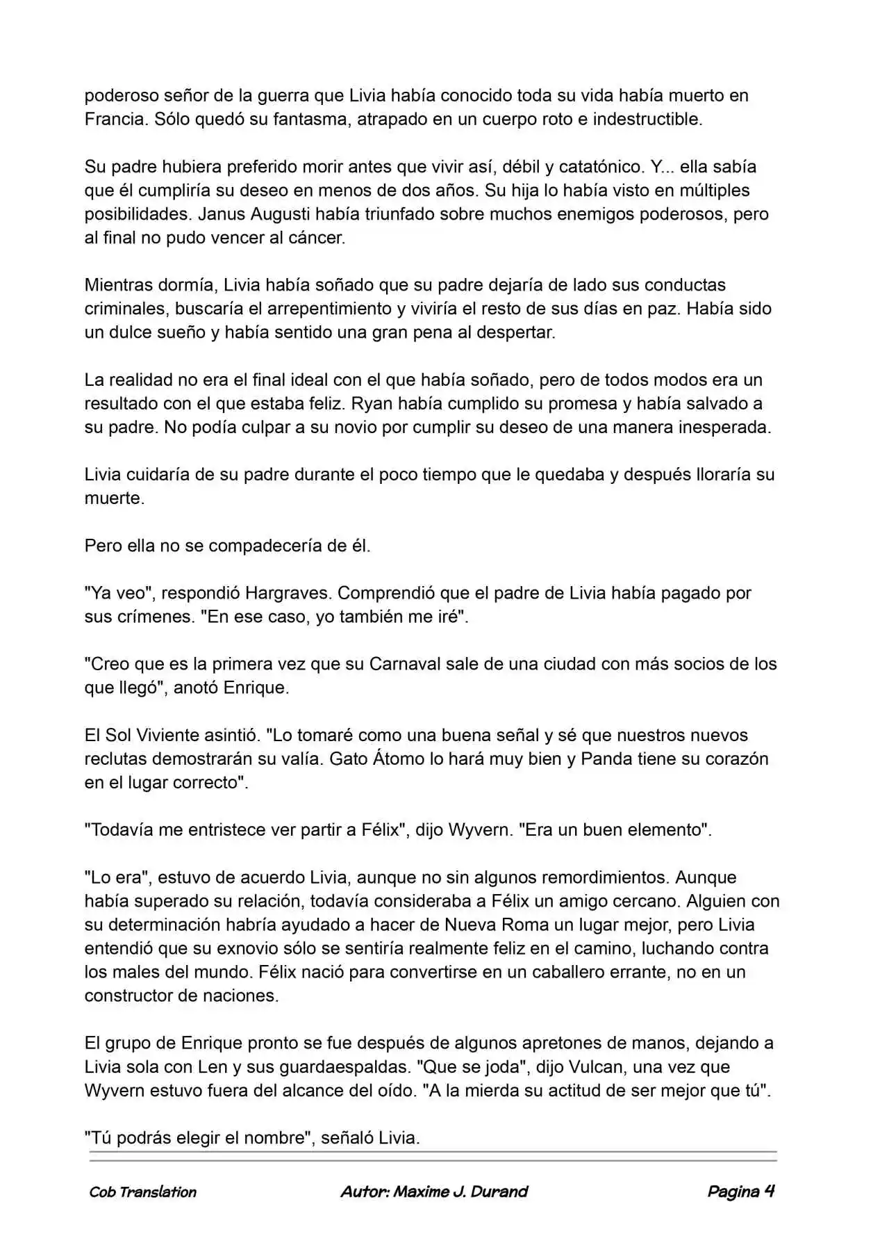 La Partida Perfecta (Novela) - Capítulo 130 - Página 4 - LectorTMOo
