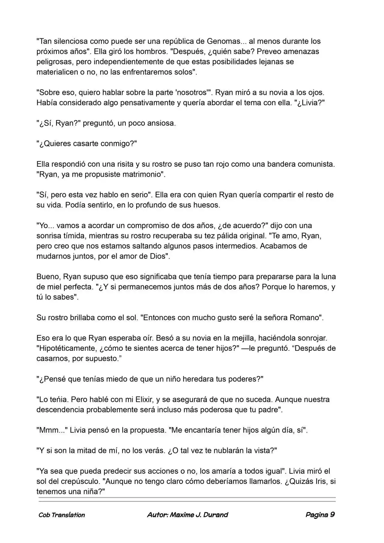 La Partida Perfecta (Novela) - Capítulo 130 - Página 9 - LectorTMOo
