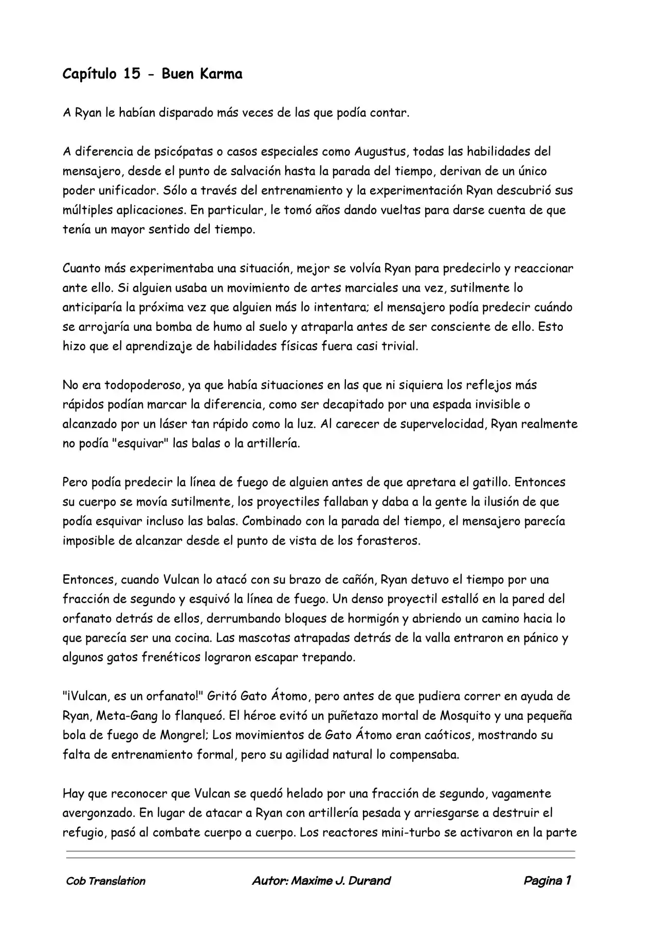 La Partida Perfecta (Novela) - Capítulo 15 - Página 1 - LectorTMOo