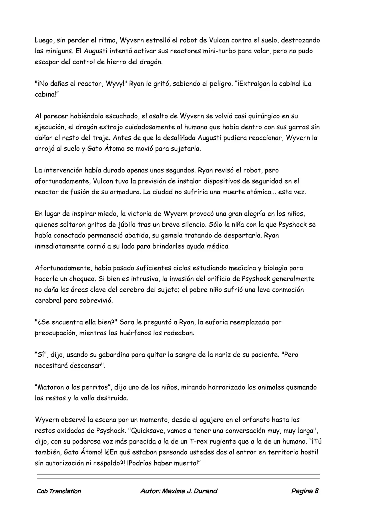 La Partida Perfecta (Novela) - Capítulo 15 - Página 8 - LectorTMOo