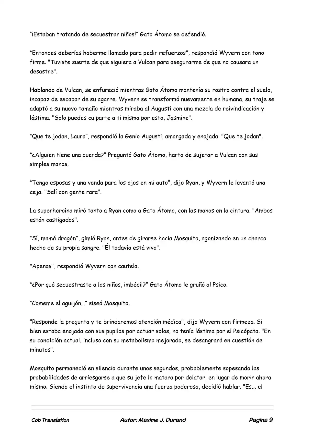 La Partida Perfecta (Novela) - Capítulo 15 - Página 9 - LectorTMOo