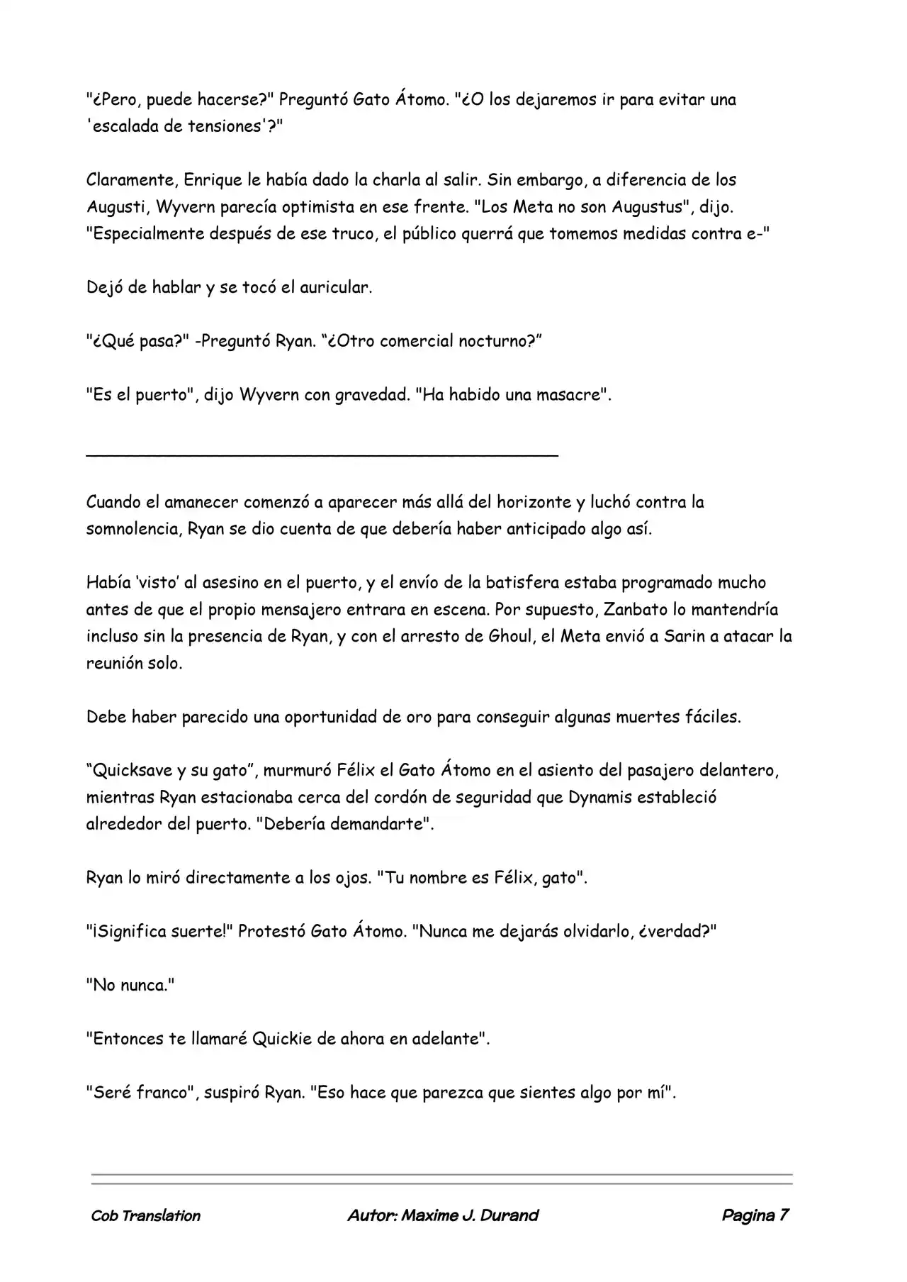 La Partida Perfecta (Novela) - Capítulo 16 - Página 7 - LectorTMOo