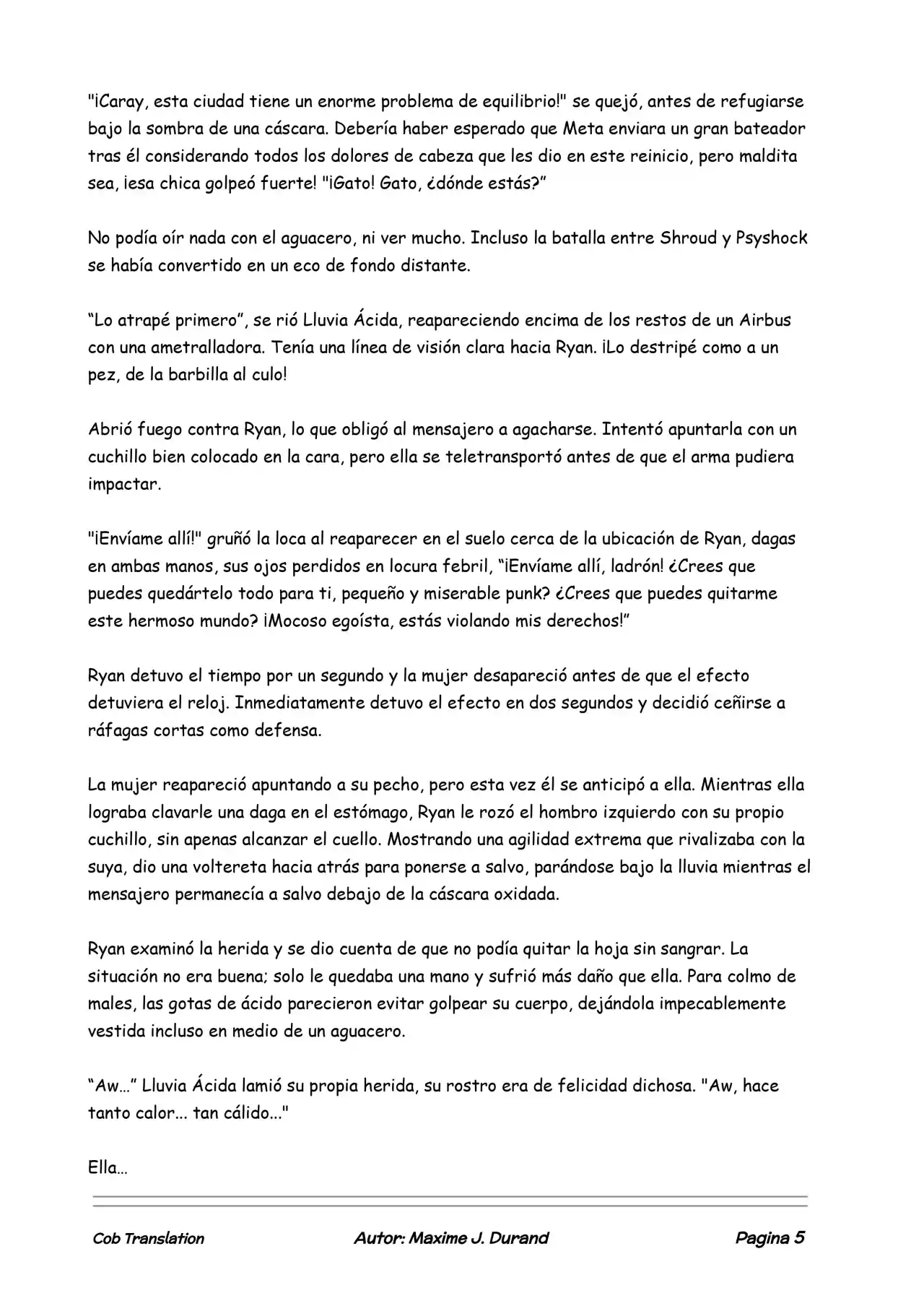 La Partida Perfecta (Novela) - Capítulo 18 - Página 5 - LectorTMOo