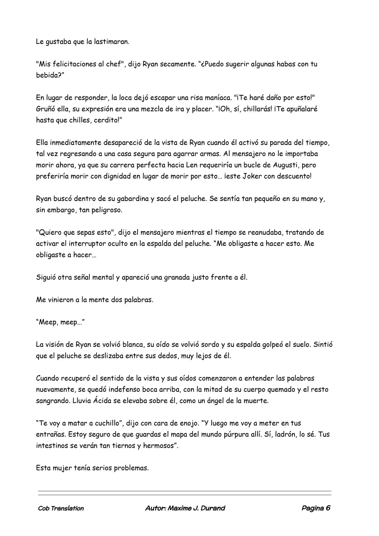 La Partida Perfecta (Novela) - Capítulo 18 - Página 6 - LectorTMOo