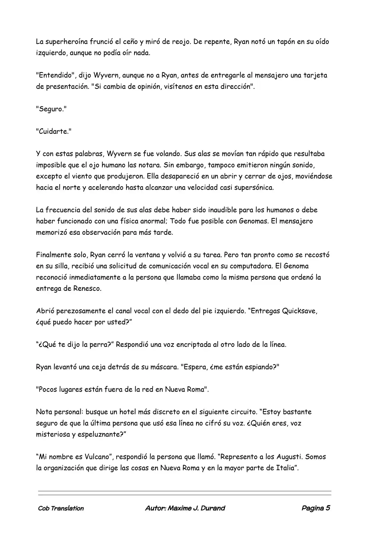 La Partida Perfecta (Novela) - Capítulo 2 - Página 5 - LectorTMOo