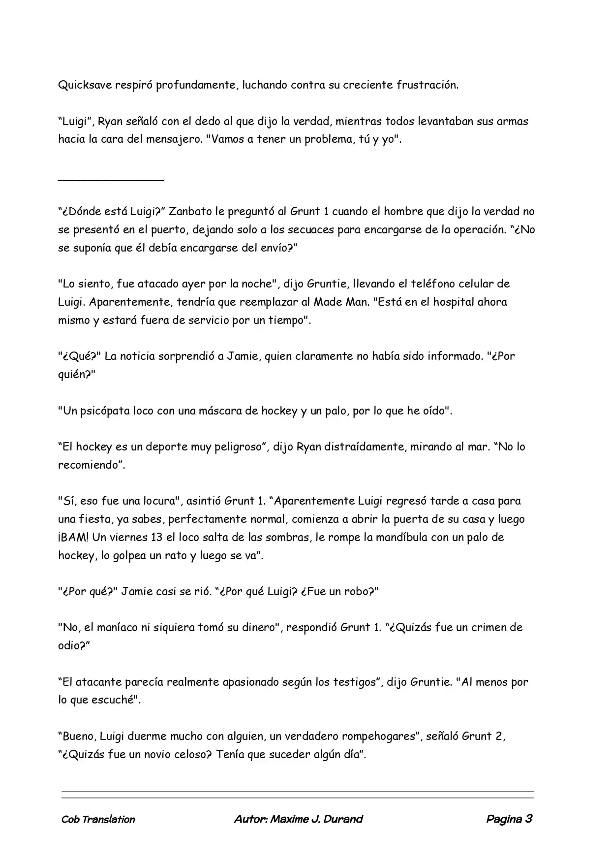 La Partida Perfecta (Novela) - Capítulo 21 - Página 3 - LectorTMOo