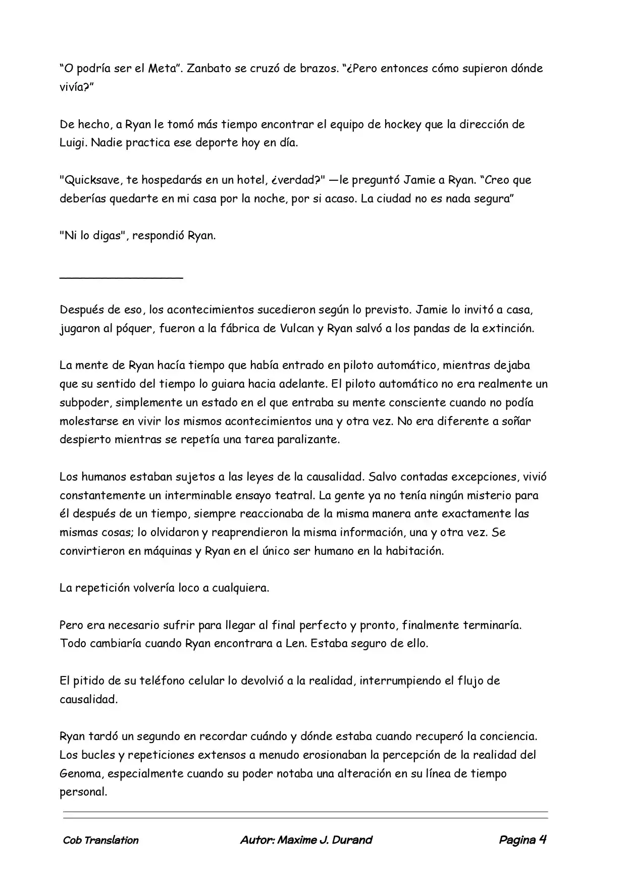 La Partida Perfecta (Novela) - Capítulo 21 - Página 4 - LectorTMOo