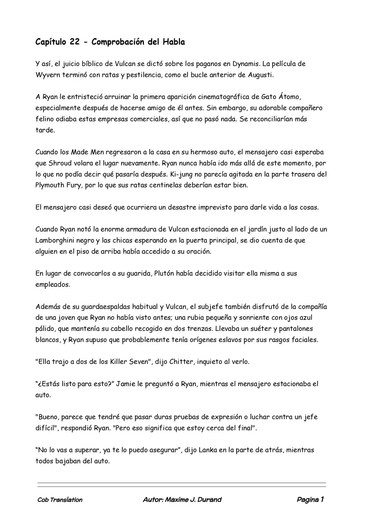 La Partida Perfecta (Novela) - Capítulo 22 - Página 1 - LectorTMOo