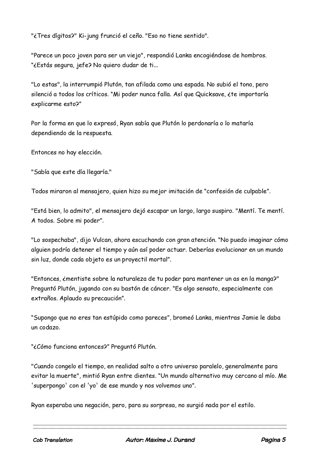 La Partida Perfecta (Novela) - Capítulo 22 - Página 5 - LectorTMOo