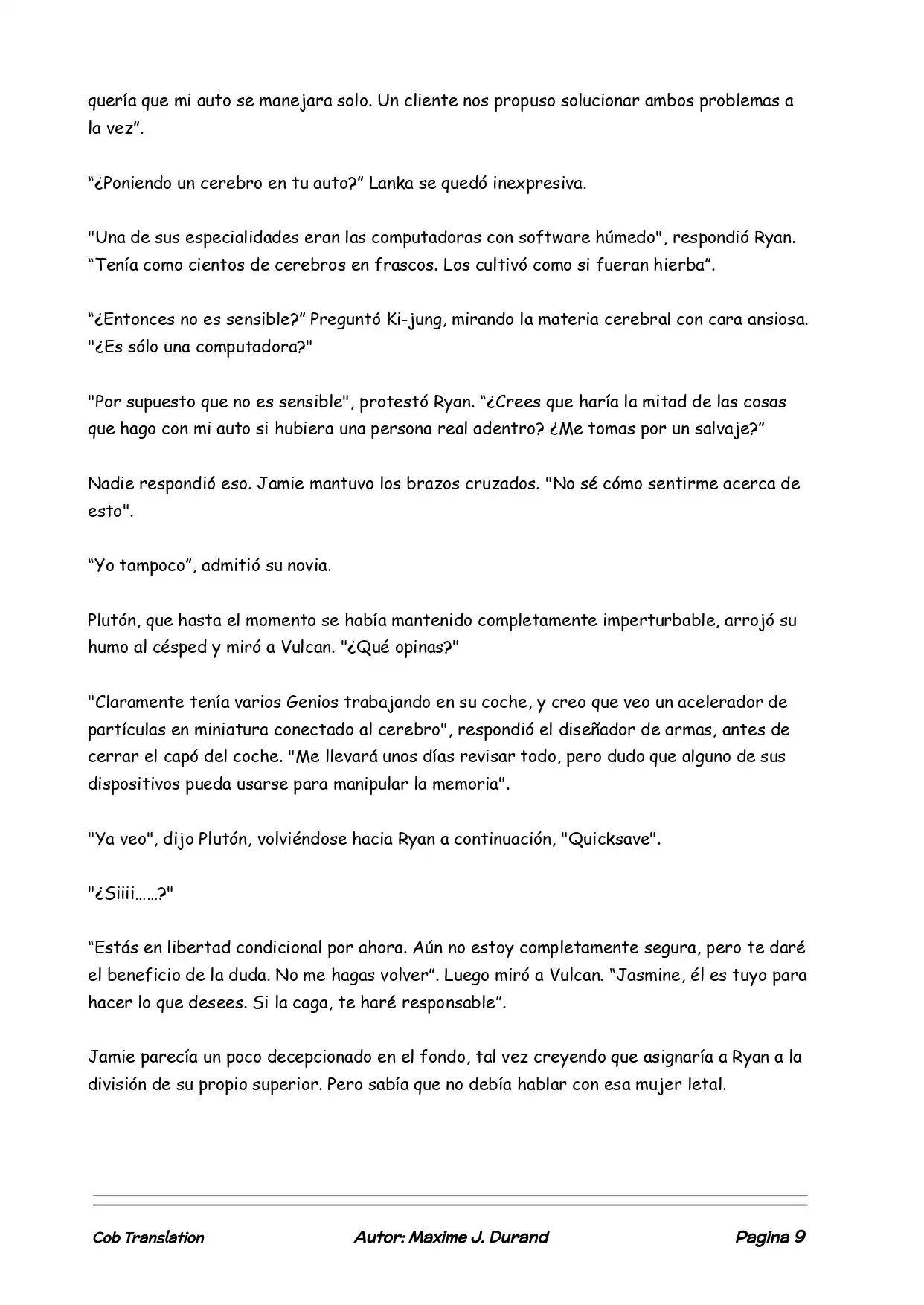 La Partida Perfecta (Novela) - Capítulo 22 - Página 9 - LectorTMOo